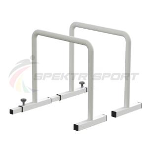 Купить Брусья напольные хайлетсы Spektr Sport цв. белый в Курчалое 