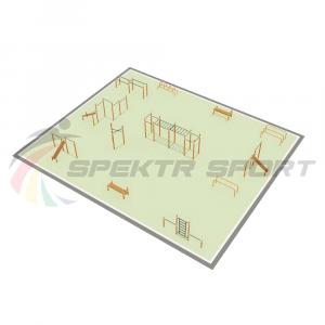 Купить Парковая площадка для Воркаут и WRK 2_76mm в Курчалое 